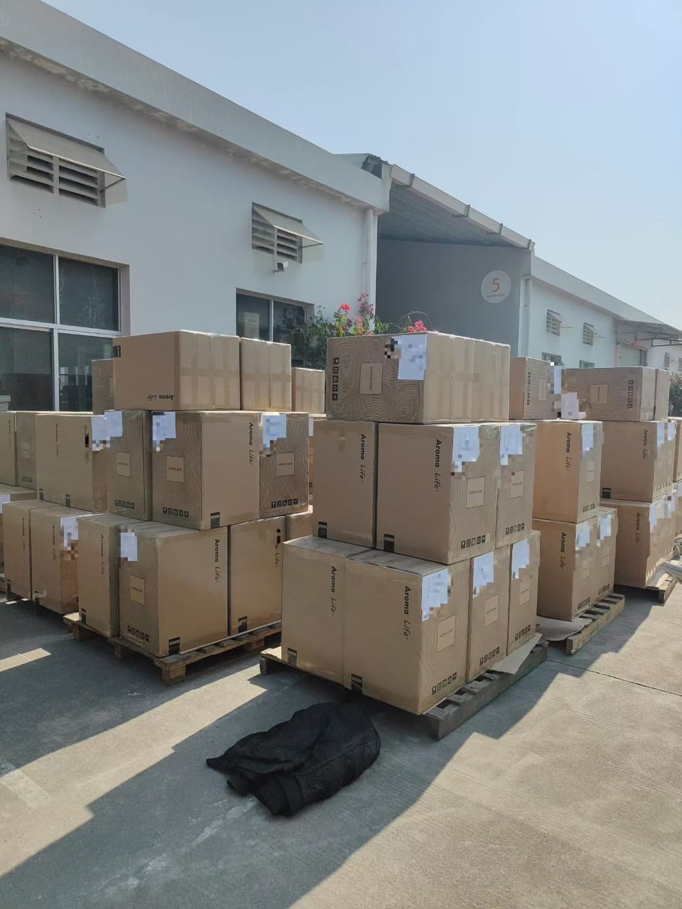 Packed diffuser orders ready for dispatch